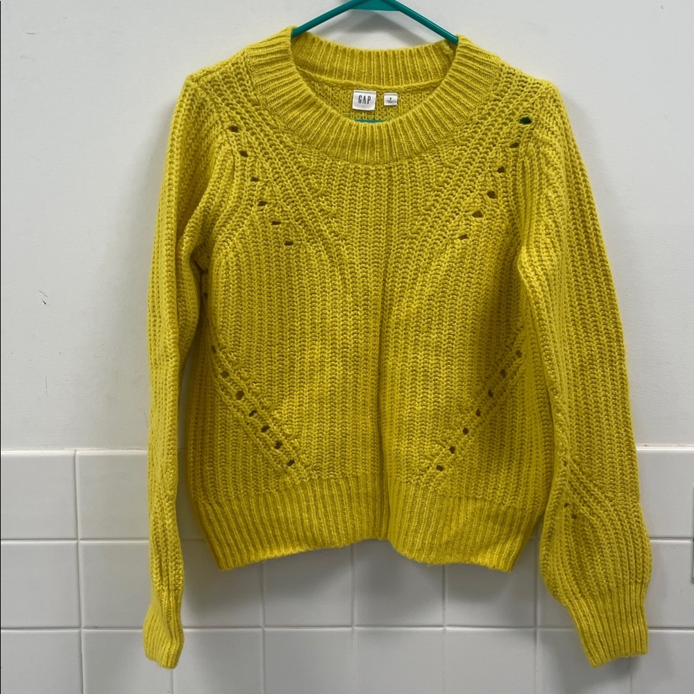 Gap Brushed Pointe Crewneck Sweater size S